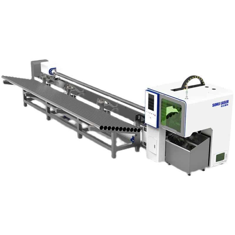 松立光纖激光切管機金屬不銹鋼管方管圓管工業(yè)級全自動光纖切割機