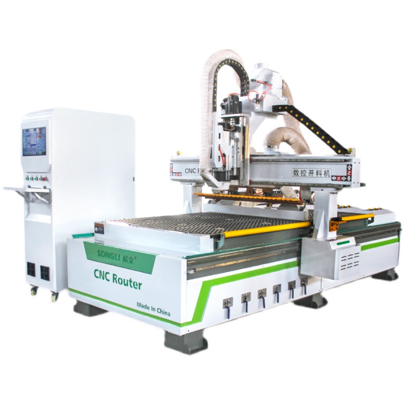 松立全自動(dòng)數(shù)控木工開(kāi)料機(jī)大型板式家具定制直排加工中心圓盤(pán)開(kāi)料