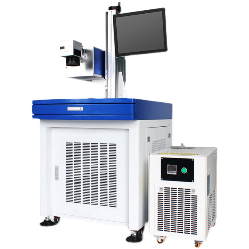 松立臺(tái)式光纖紫外線(xiàn)激光打標(biāo)機(jī)陶瓷水晶玻璃塑料鐳射紫光打碼雕刻